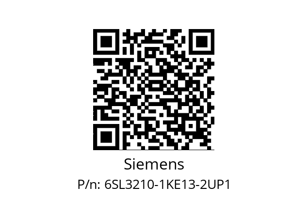   Siemens 6SL3210-1KE13-2UP1