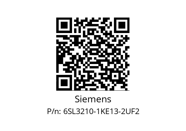   Siemens 6SL3210-1KE13-2UF2