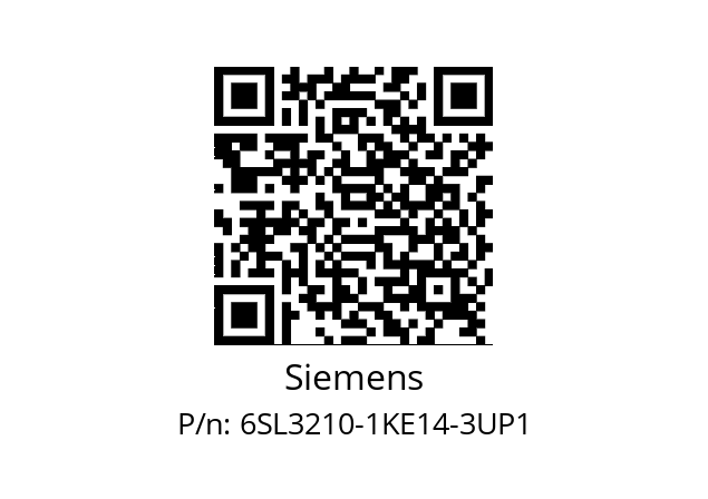   Siemens 6SL3210-1KE14-3UP1