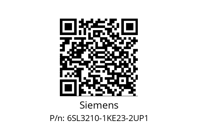   Siemens 6SL3210-1KE23-2UP1