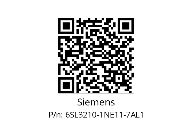   Siemens 6SL3210-1NE11-7AL1