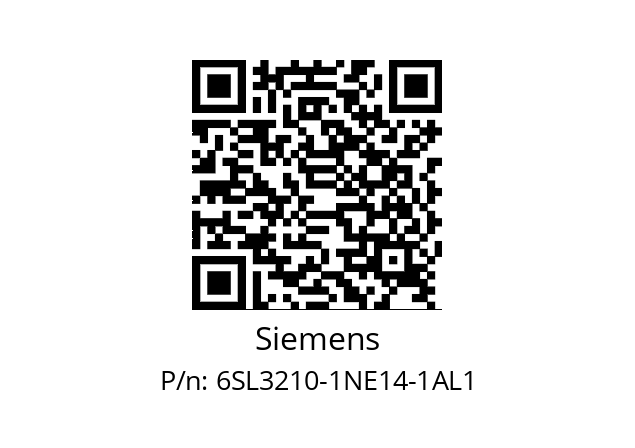   Siemens 6SL3210-1NE14-1AL1