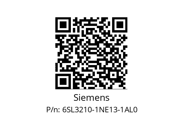   Siemens 6SL3210-1NE13-1AL0