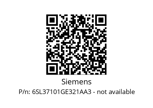   Siemens 6SL37101GE321AA3 - not available