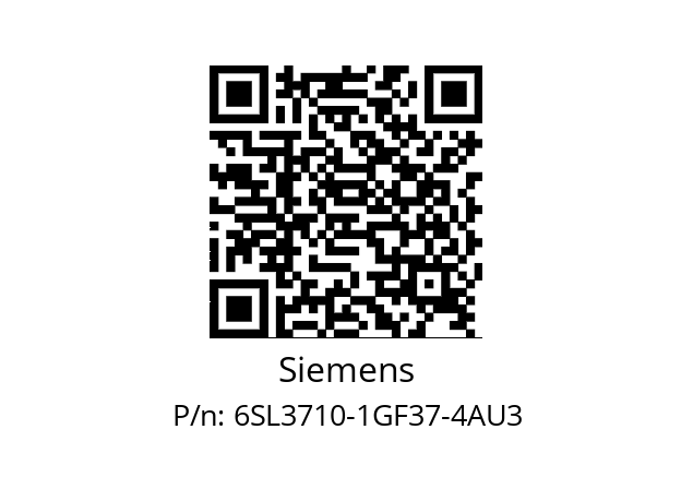   Siemens 6SL3710-1GF37-4AU3