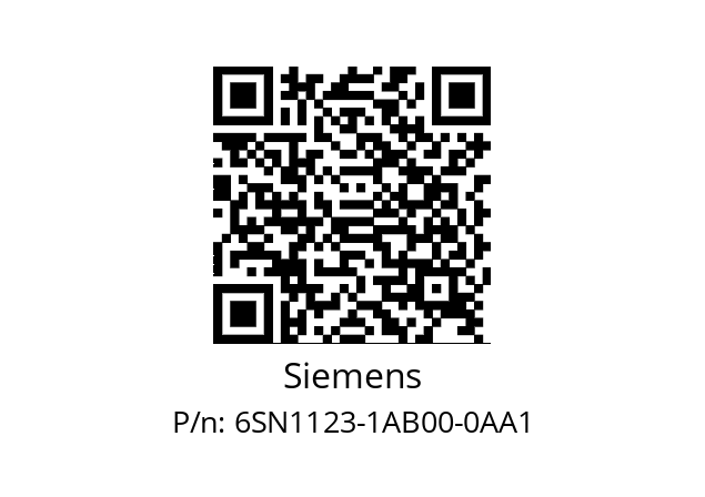   Siemens 6SN1123-1AB00-0AA1