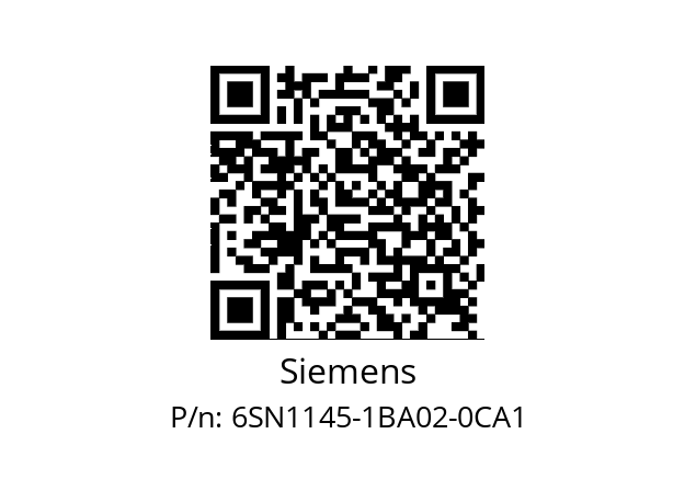   Siemens 6SN1145-1BA02-0CA1