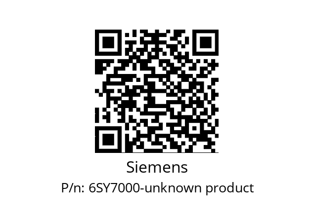   Siemens 6SY7000-unknown product