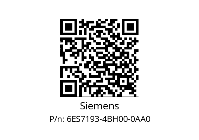   Siemens 6ES7193-4BH00-0AA0