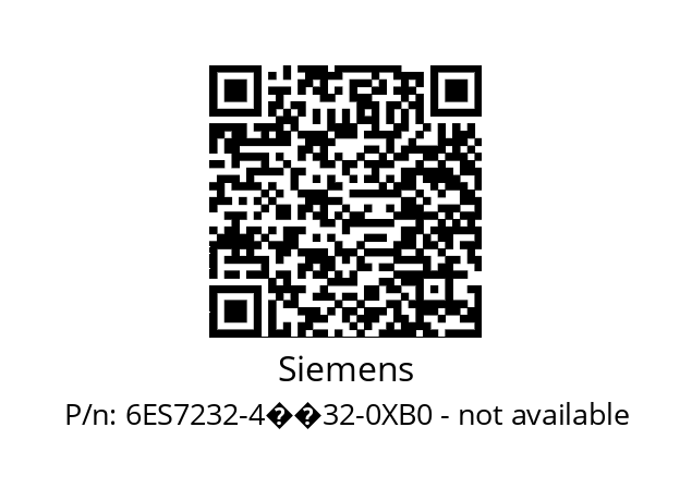   Siemens 6ES7232-4��32-0XB0 - not available