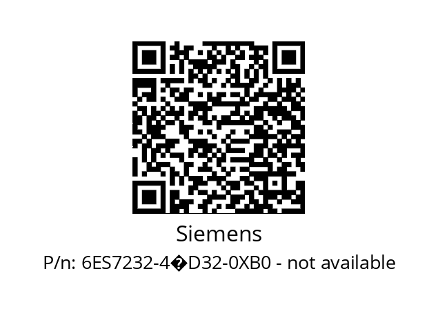   Siemens 6ES7232-4�D32-0XB0 - not available