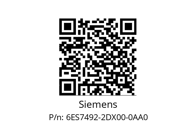   Siemens 6ES7492-2DX00-0AA0