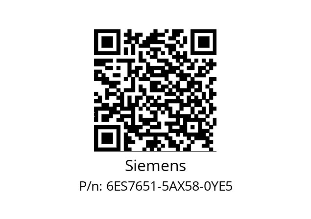   Siemens 6ES7651-5AX58-0YE5