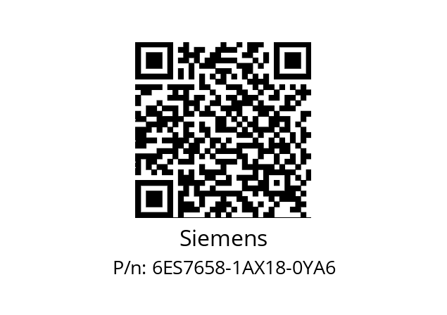   Siemens 6ES7658-1AX18-0YA6