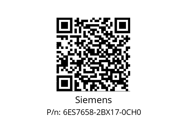   Siemens 6ES7658-2BX17-0CH0