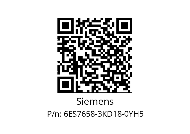   Siemens 6ES7658-3KD18-0YH5