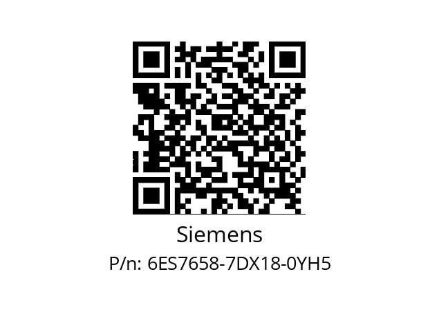   Siemens 6ES7658-7DX18-0YH5