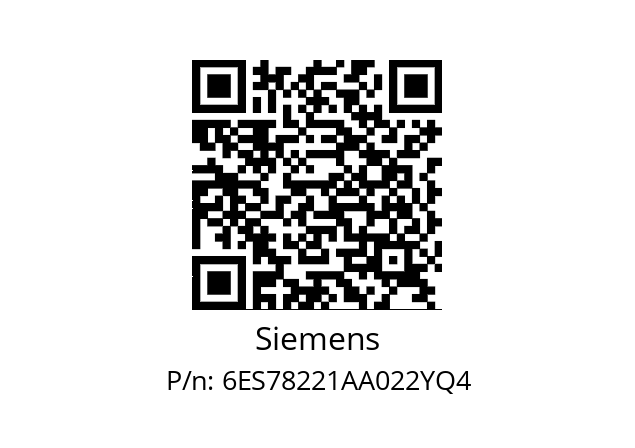   Siemens 6ES78221AA022YQ4