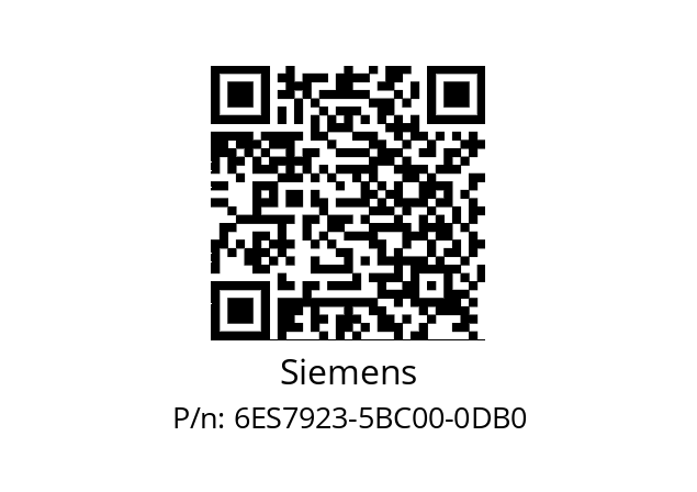   Siemens 6ES7923-5BC00-0DB0