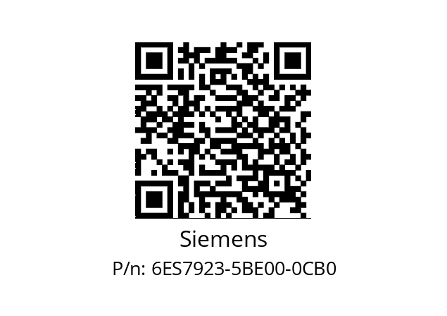   Siemens 6ES7923-5BE00-0CB0