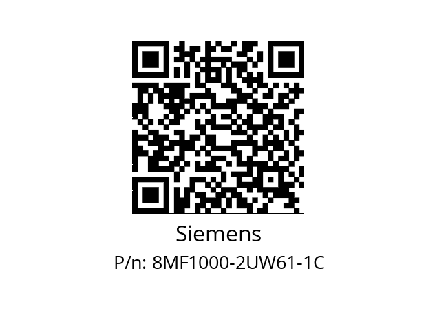   Siemens 8MF1000-2UW61-1C