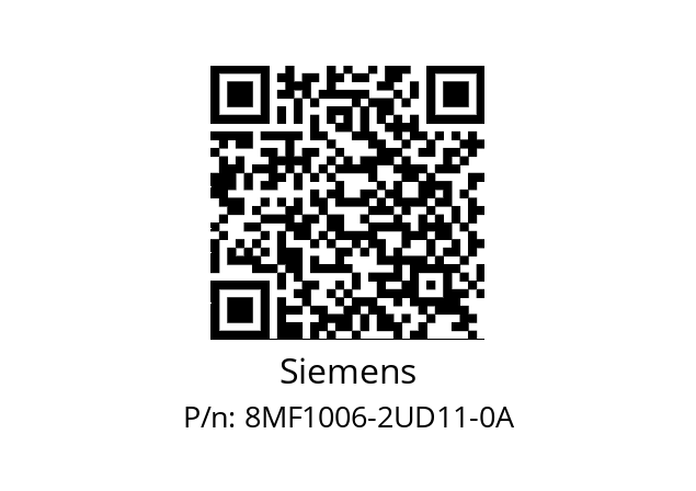   Siemens 8MF1006-2UD11-0A