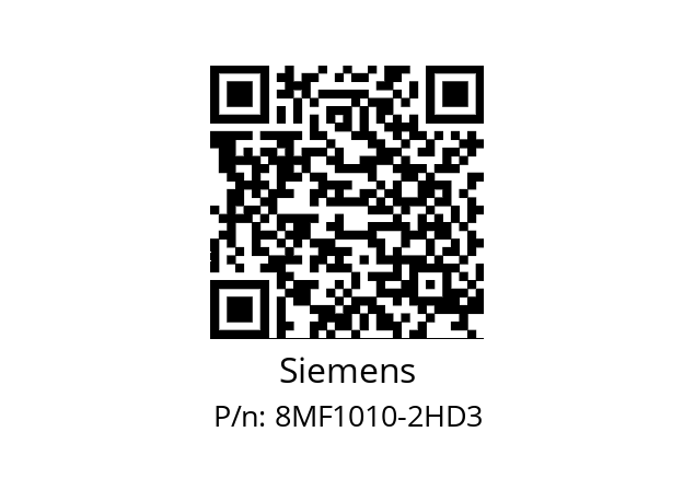   Siemens 8MF1010-2HD3