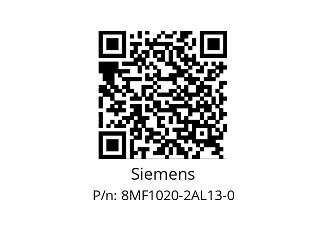   Siemens 8MF1020-2AL13-0