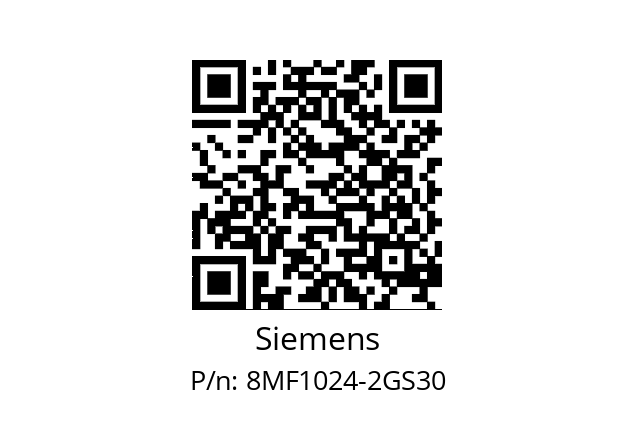   Siemens 8MF1024-2GS30