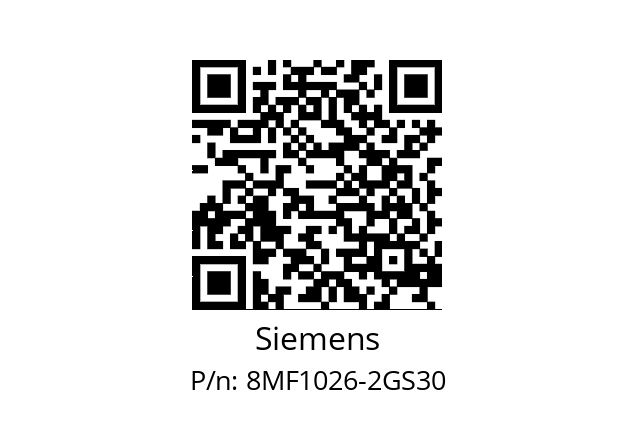   Siemens 8MF1026-2GS30