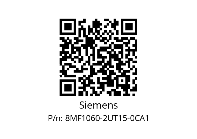   Siemens 8MF1060-2UT15-0CA1