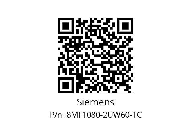   Siemens 8MF1080-2UW60-1C