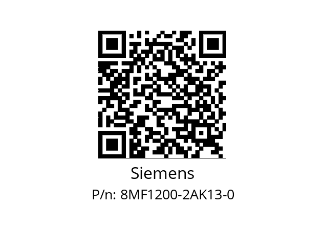   Siemens 8MF1200-2AK13-0