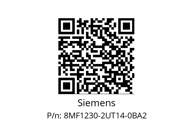   Siemens 8MF1230-2UT14-0BA2