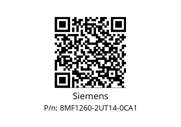   Siemens 8MF1260-2UT14-0CA1