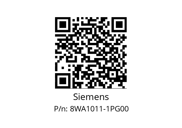   Siemens 8WA1011-1PG00