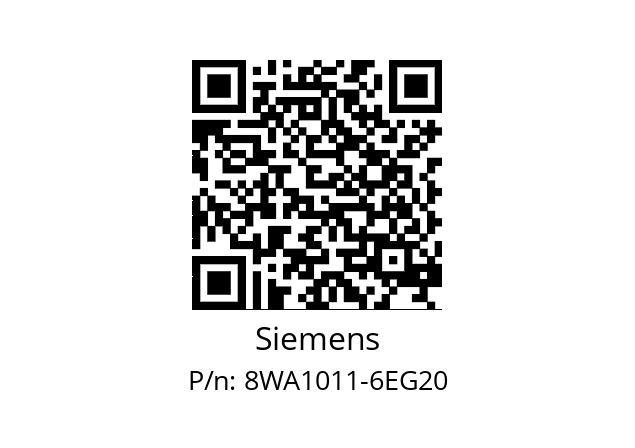   Siemens 8WA1011-6EG20