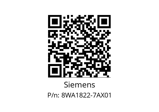   Siemens 8WA1822-7AX01