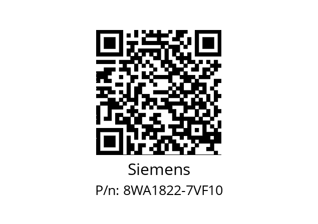   Siemens 8WA1822-7VF10