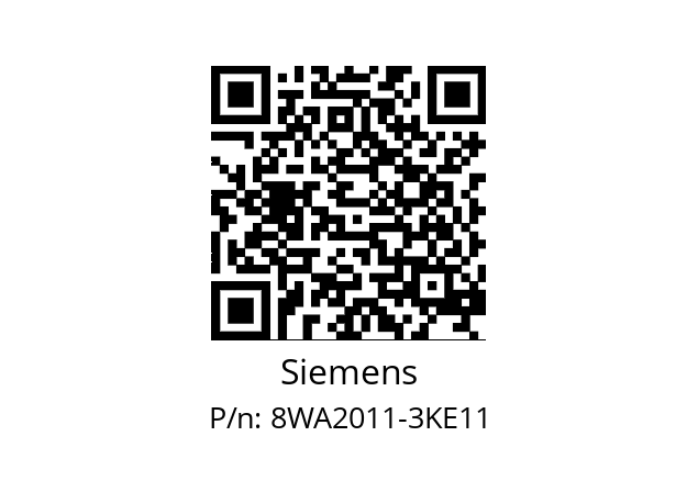   Siemens 8WA2011-3KE11