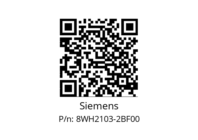   Siemens 8WH2103-2BF00