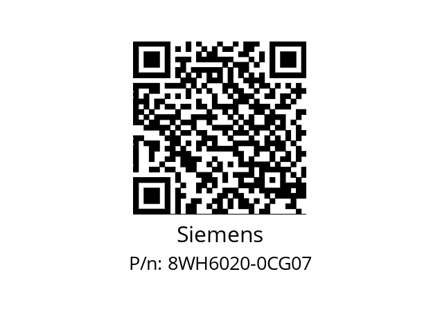   Siemens 8WH6020-0CG07