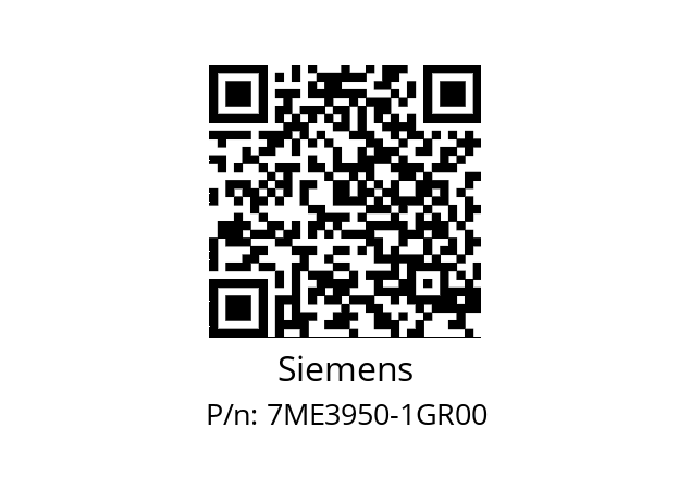   Siemens 7ME3950-1GR00