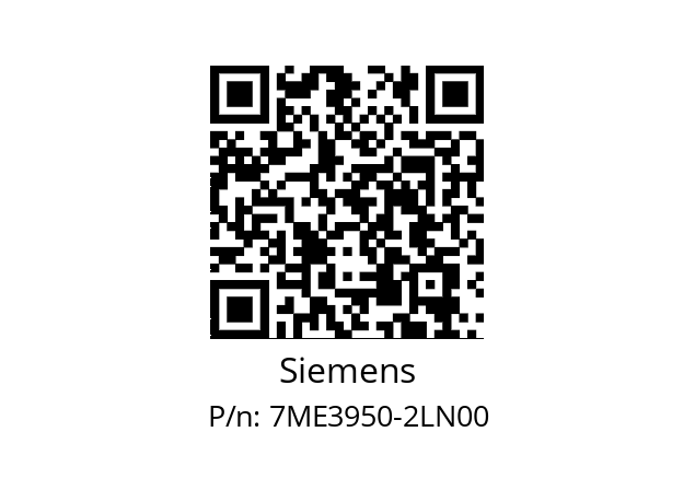   Siemens 7ME3950-2LN00