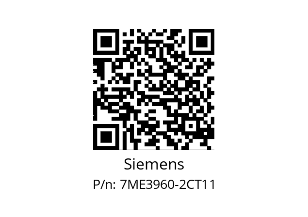   Siemens 7ME3960-2CT11