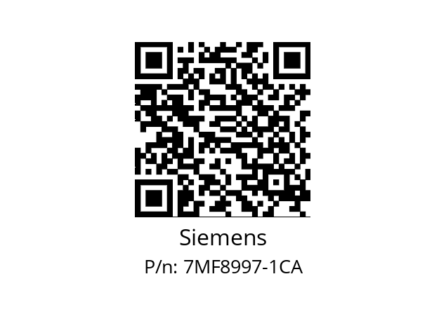   Siemens 7MF8997-1CA