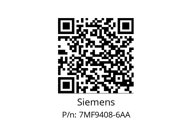   Siemens 7MF9408-6AA