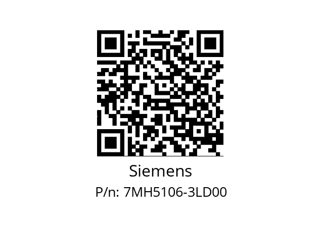   Siemens 7MH5106-3LD00