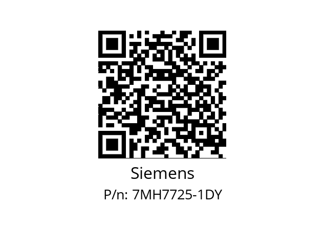   Siemens 7MH7725-1DY