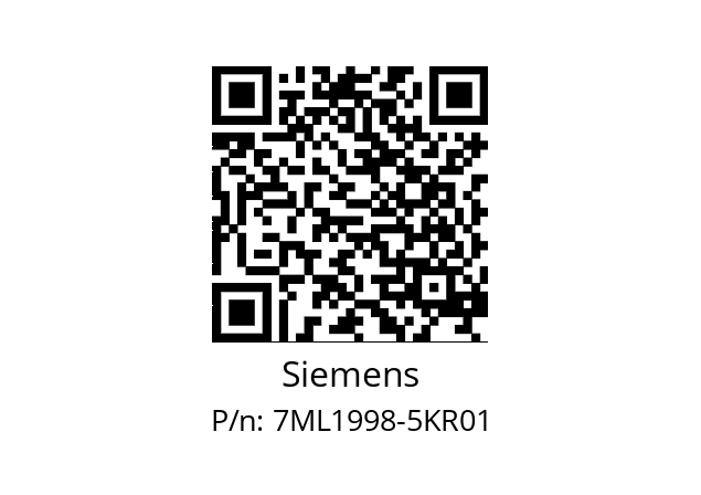   Siemens 7ML1998-5KR01